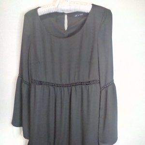 AS U WISH Black 100% polyester Dress.  Size Medium
